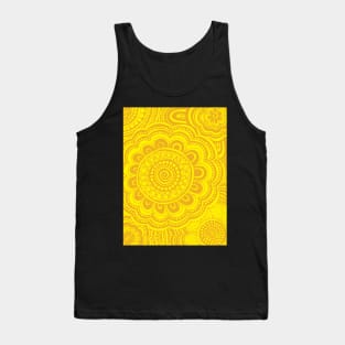 Honey Butter Anemone Flowers Tank Top